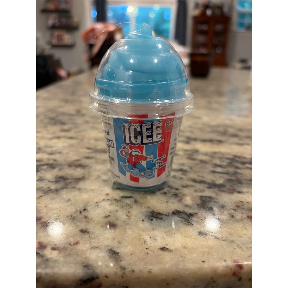ICEE Scented Slime Blue Raspberry Slushie Toy Miniature Cup Collectible NEW